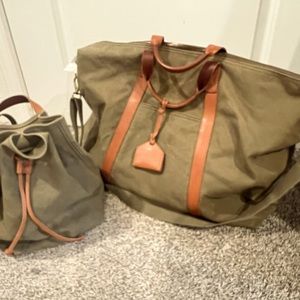 Madewell Weekender Bag and Matching Backpack